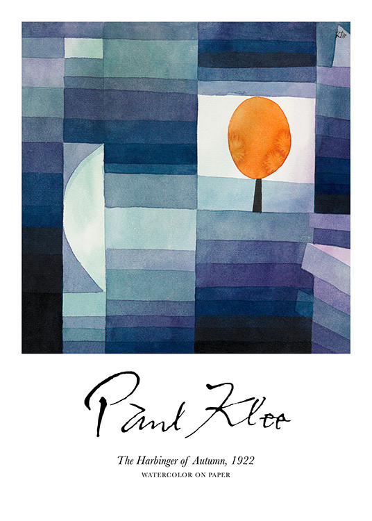 Paul Klee - The Harbinger of Autumn Poster | Desenio