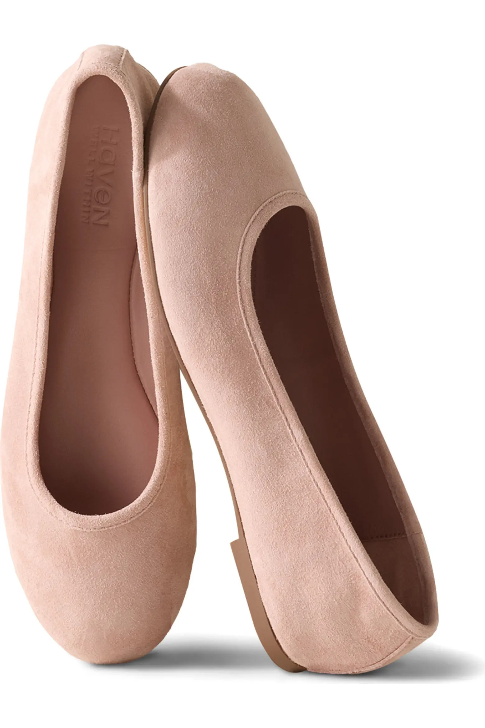 Haven Well Within Suede Round Toe Ballet Flats (Women) | Nordstrom | Nordstrom