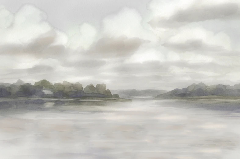 Hazy Lakefront | Collection Prints