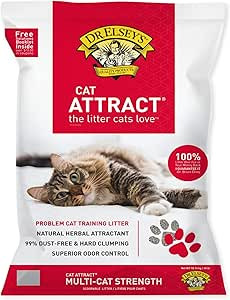 Dr. Elsey's Premium Clumping Cat Litter - Cat Attract - 99% Dust-Free, Low Tracking, Hard Clumpin... | Amazon (US)