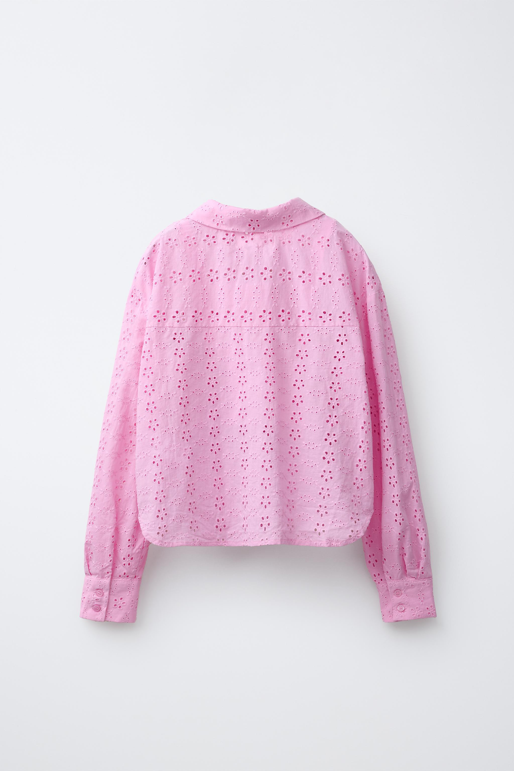 PACK SHIRT WITH SCHIFFLI TOP | Zara UK