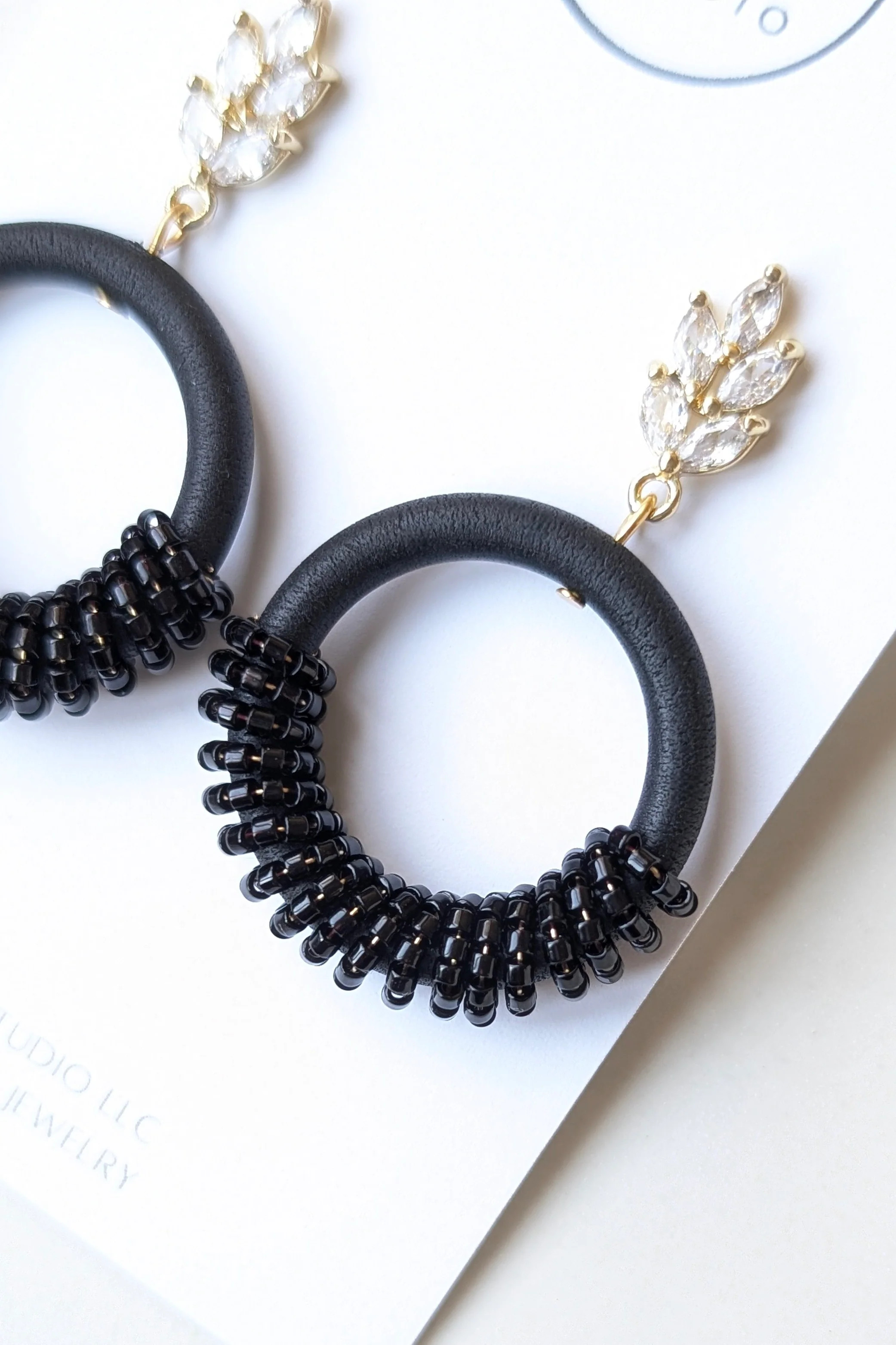 Beaded Hoops Collection - Mixed Palette (SNP1 - Poppy Seed) GLOSSY | Momo Studio