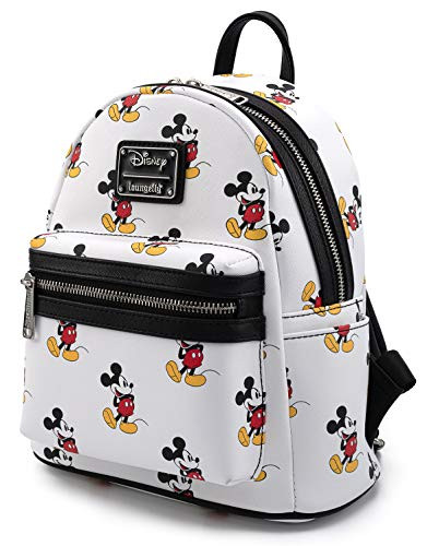 Loungefly Disney Mickey Mouse All Over Print Womens Double Strap Shoulder Bag Purse | Amazon (US)