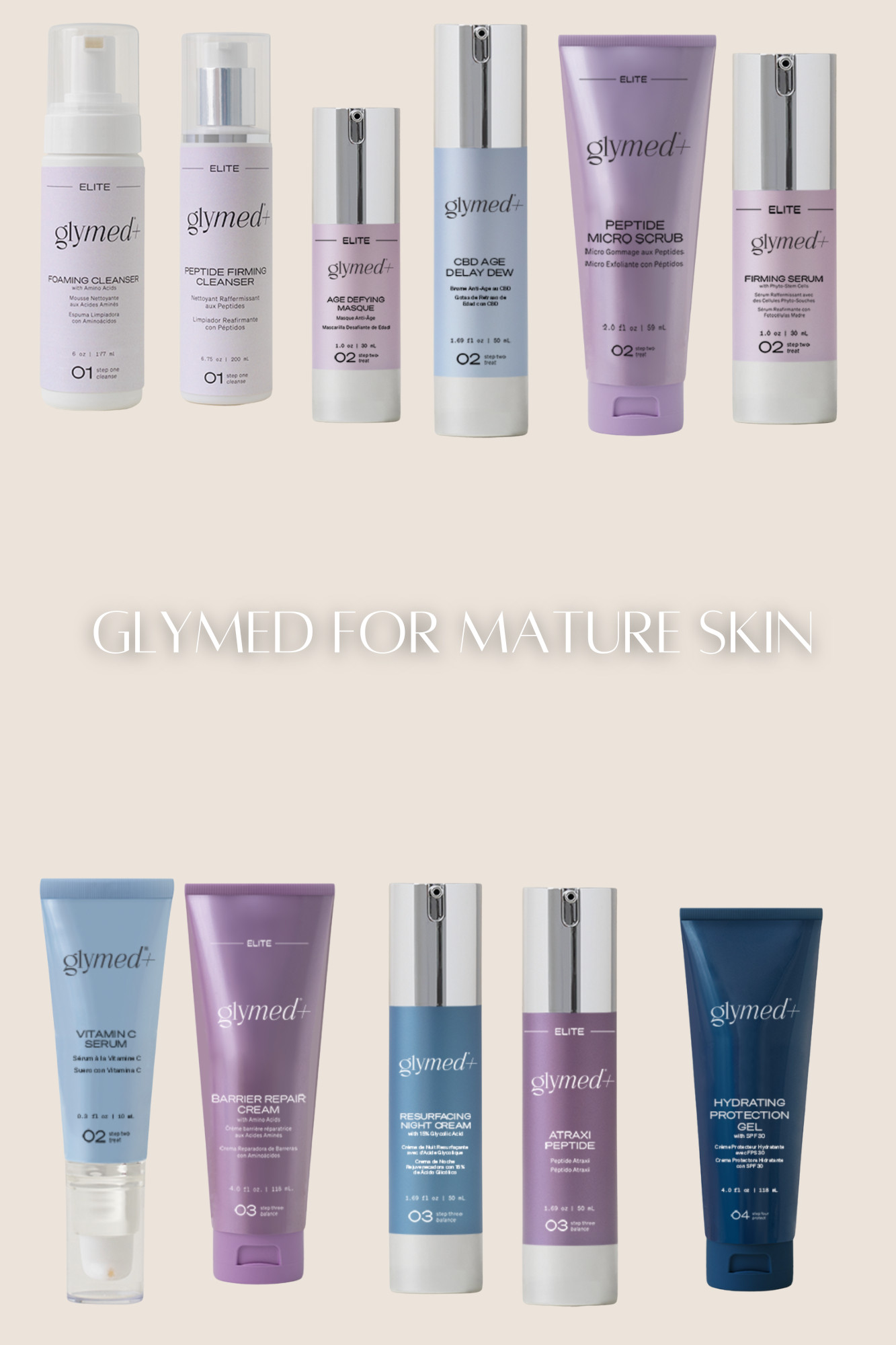 Mature skin + preventives from glymed. Aesthetician approved! Shop here:

https://glymedplus.com/recommendations/K1RUuR4SFn/0043333 

 #LTKMostLoved #LTKGiftGuide #LTKBeauty