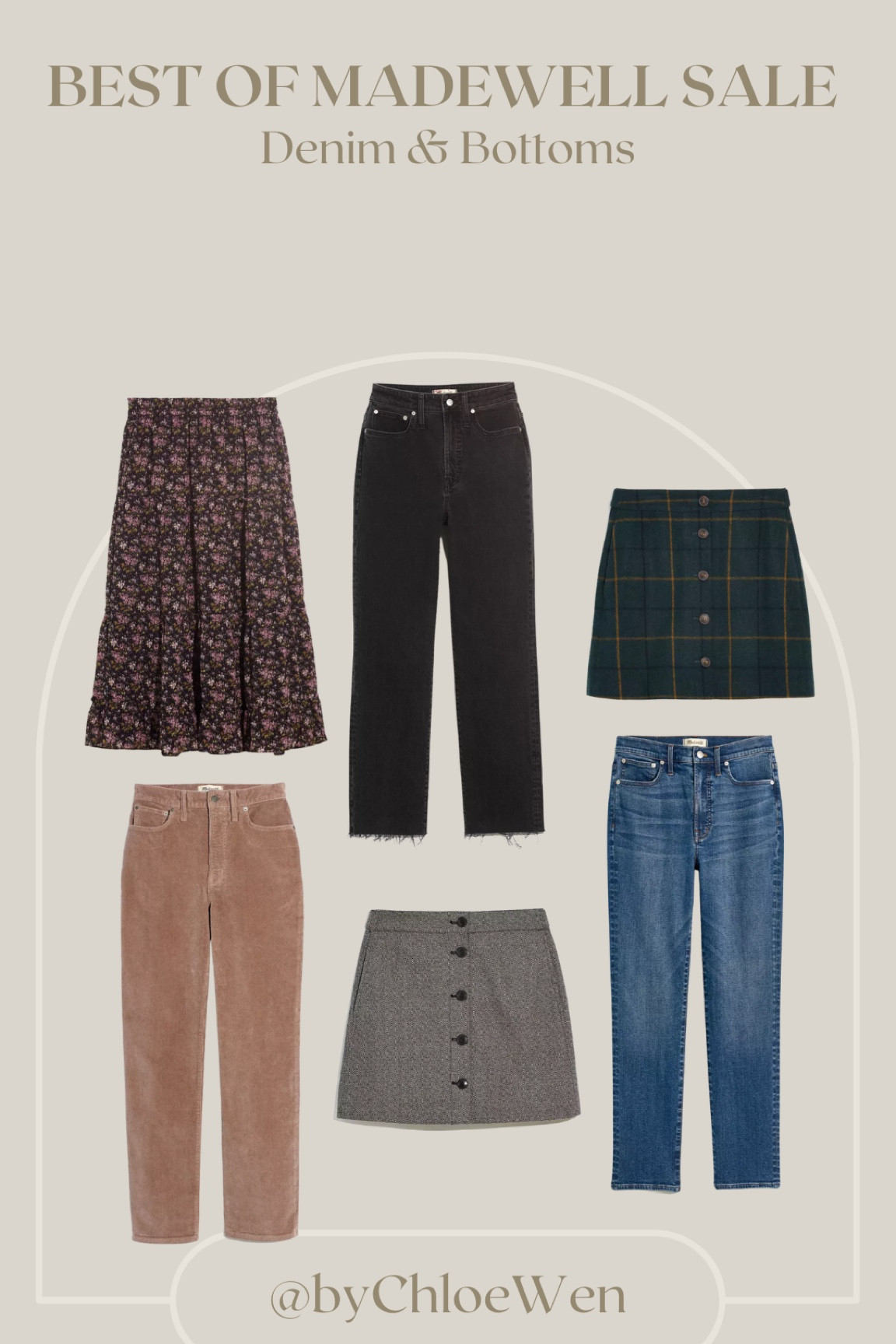 BEST OF MADEWELL SALE: Denim & Bottoms! Use code “OHJOY” for 40% off!

#fall
#fallfashion
#fallstyle
#falloutfits
#winter
#winterfashion
#winterstyle
#winteroutfits
#thanksgivingoutfit
#christmas 
#holidayoutfit
#madewell
#madewellsale
#madewelldenim
#denim
#bottoms
#skirts

#LTKHoliday #LTKSeasonal #LTKCyberweek
