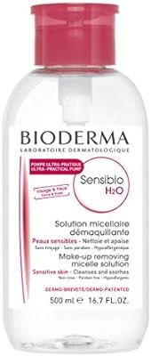 Bioderma Sensibio H2O Soothing Micellar Cleansing Water and Makeup Removing Solution for Sensitiv... | Amazon (US)