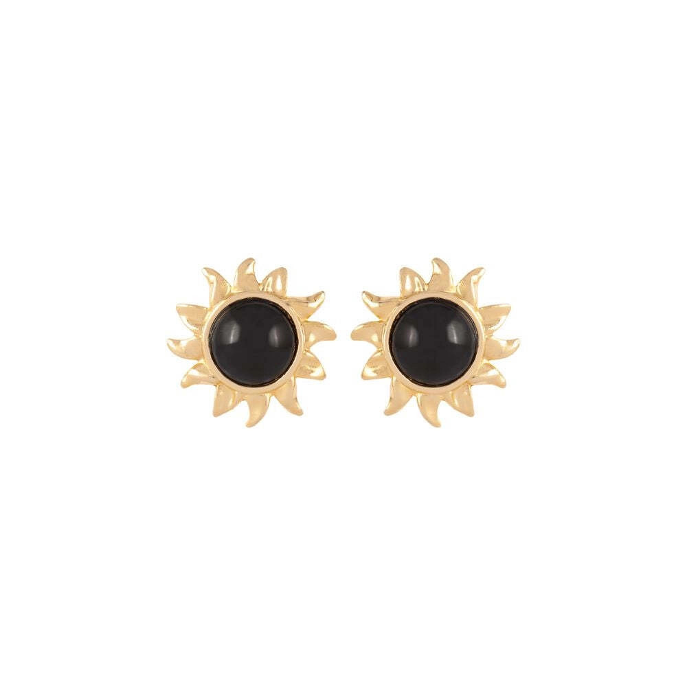 1980s vintage sun clip-on earrings | Harvey Nichols (Global)