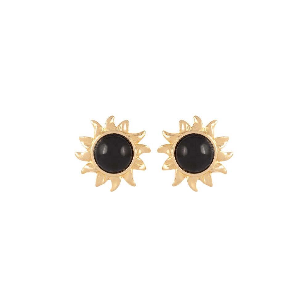 1980s vintage sun clip-on earrings | Harvey Nichols (Global)