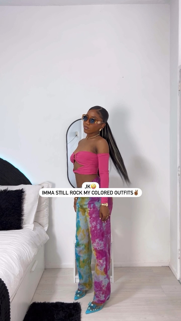 30 days of fashion tips, day 18. 

30 days of summer outfits. colorful outfit. pink outfit. pink top. tie dye pants. blue heels. clear heels. blue clear heels. pointy heels. dopamine fashion. colored outfit. bright outfit. black girl fashion. melanin fashion. color outfit on black girl. pink fashion. barbie outfit. 

#LTKbeauty #LTKSeasonal #LTKFind