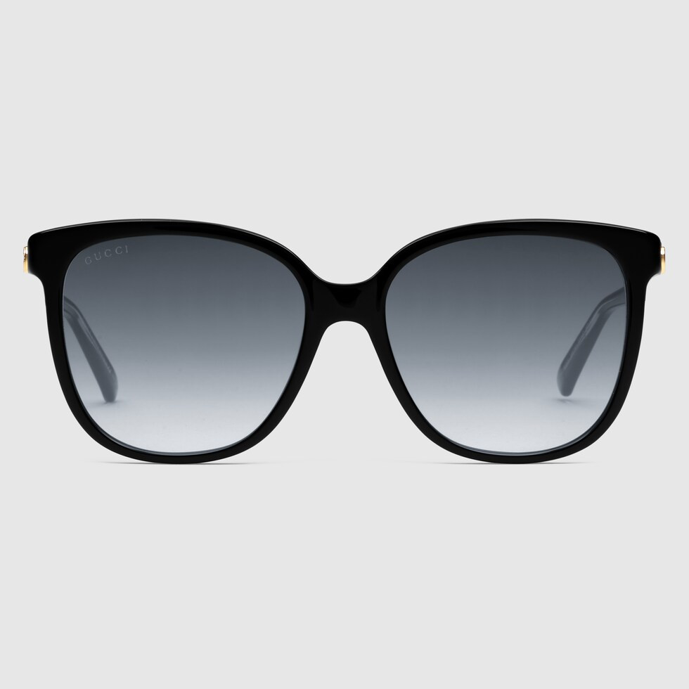 Square-frame acetate sunglasses | Gucci (US)