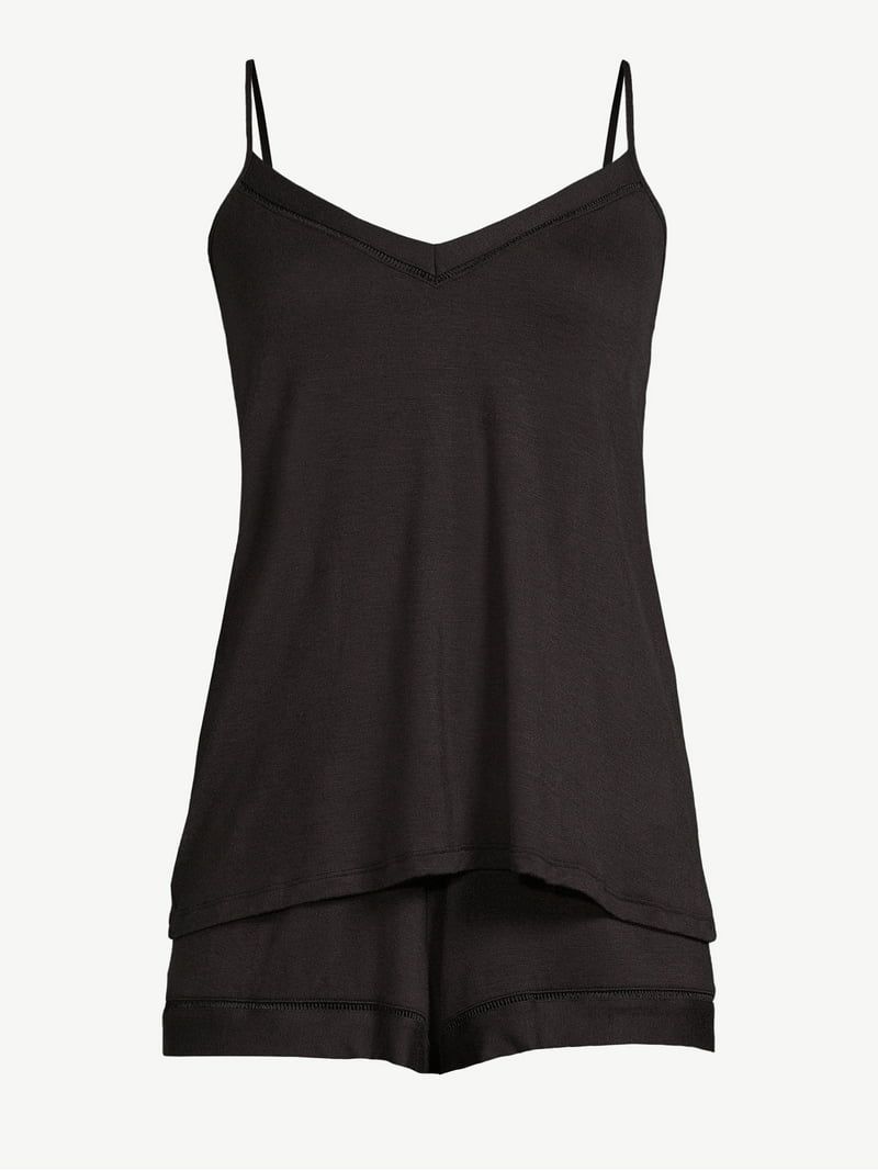 Joyspun Women's Knit Camisole and Shorts Sleep Set, 2-Piece, Sizes S to 3X | Walmart (US)