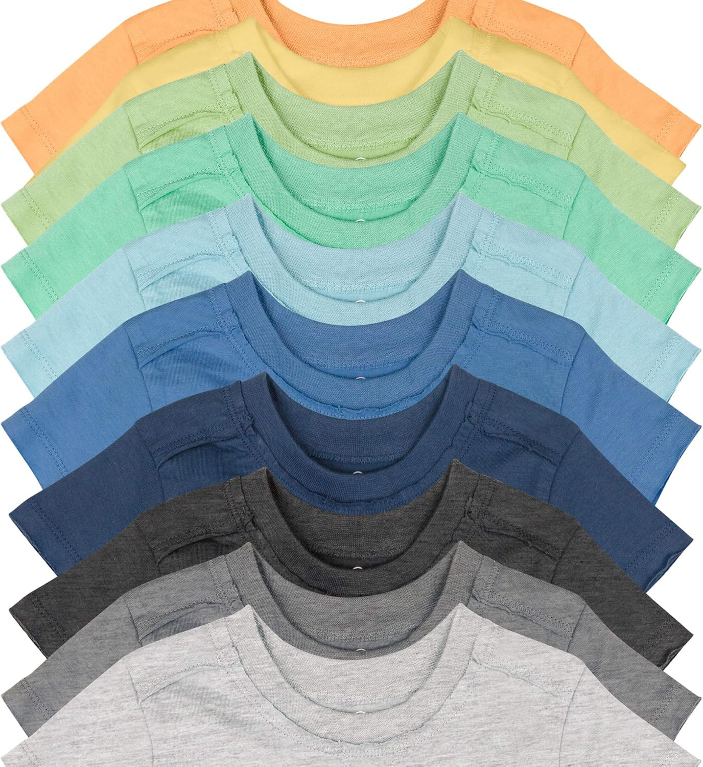 HonestBaby Baby Organic Cotton Short Sleeve T-Shirt Multi-Packs | Amazon (US)
