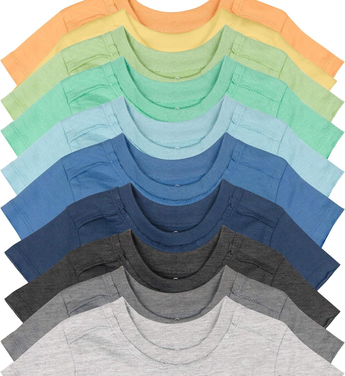 HonestBaby Baby Organic Cotton Short Sleeve T-Shirt Multi-Packs | Amazon (US)