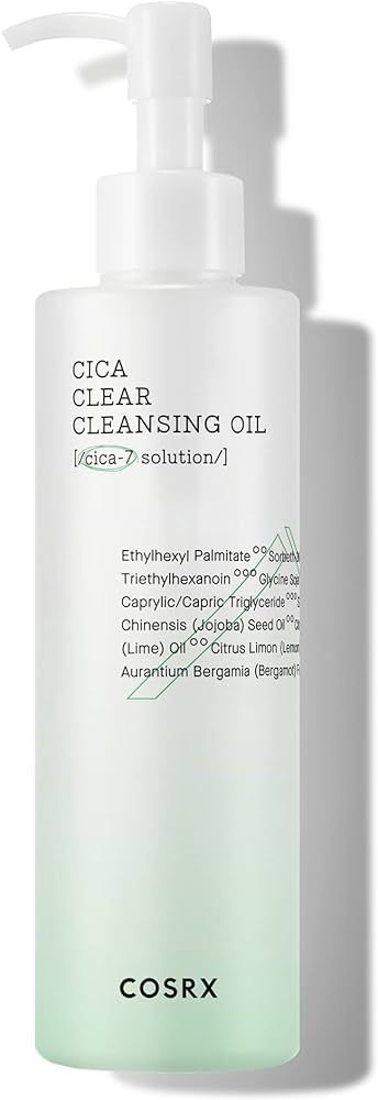 COSRX Pure Fit Cica Cleansing Oil, 6.76 fl. oz / 200ml | Light Weight Oil Purifying Centella for ... | Amazon (US)