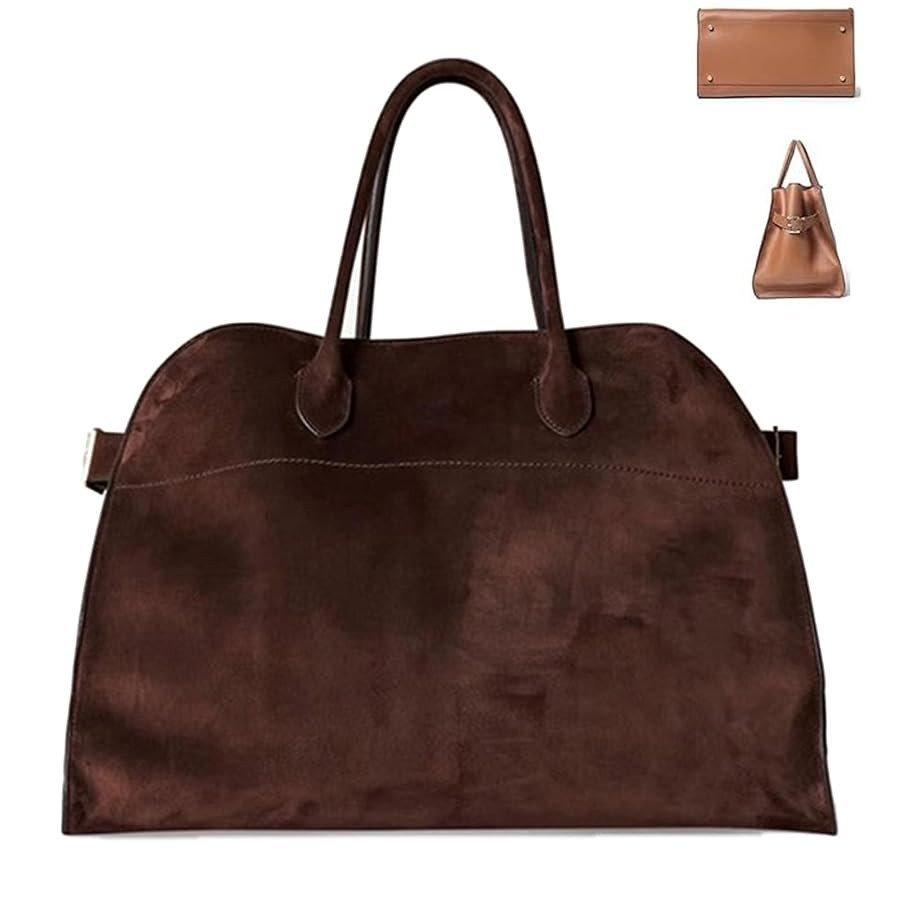 2025 Trendy Vegan Leather Tote Bag for Women, Large Capacity Work Purse -Retro Top Handle, Luxe V... | Amazon (US)