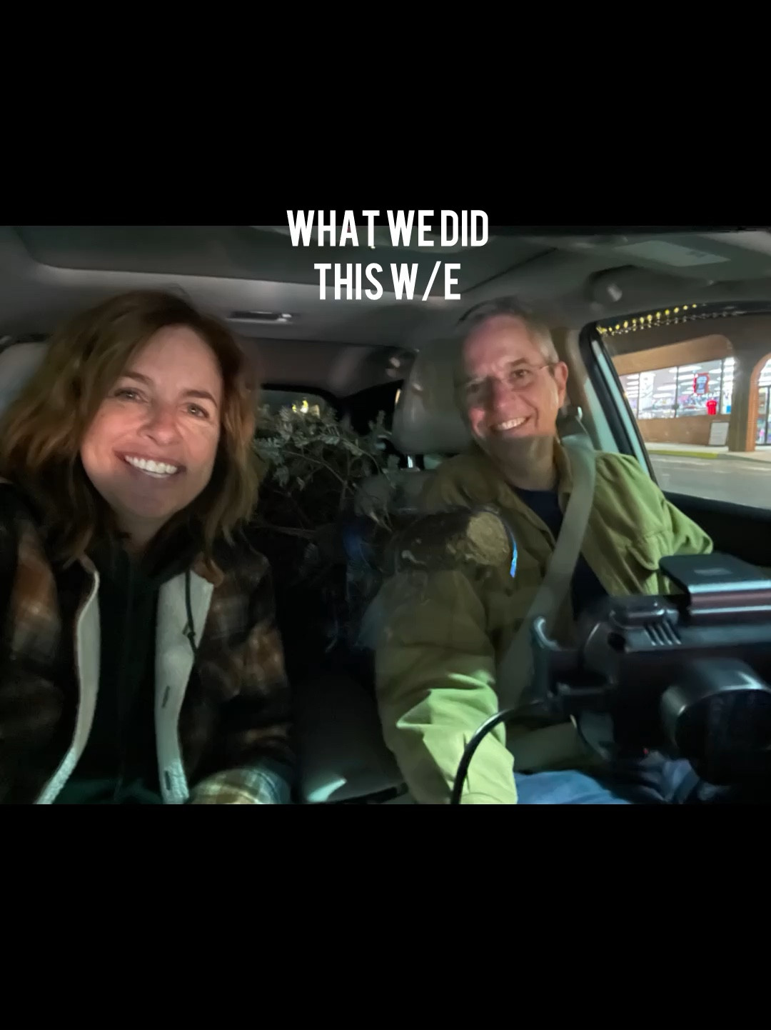 We got a real tree at food lion!  Put it in the car and picked up lights at Home Depot and a dimmer too!! A lot of brown & natural ornaments 🤎 🪵 and some wood garland too!

#LTKHoliday #LTKHome