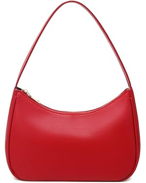 CYHTWSDJ Shoulder Bags for Women, Cute Hobo Tote Handbag Mini Clutch Purse with Zipper Closure | Amazon (US)