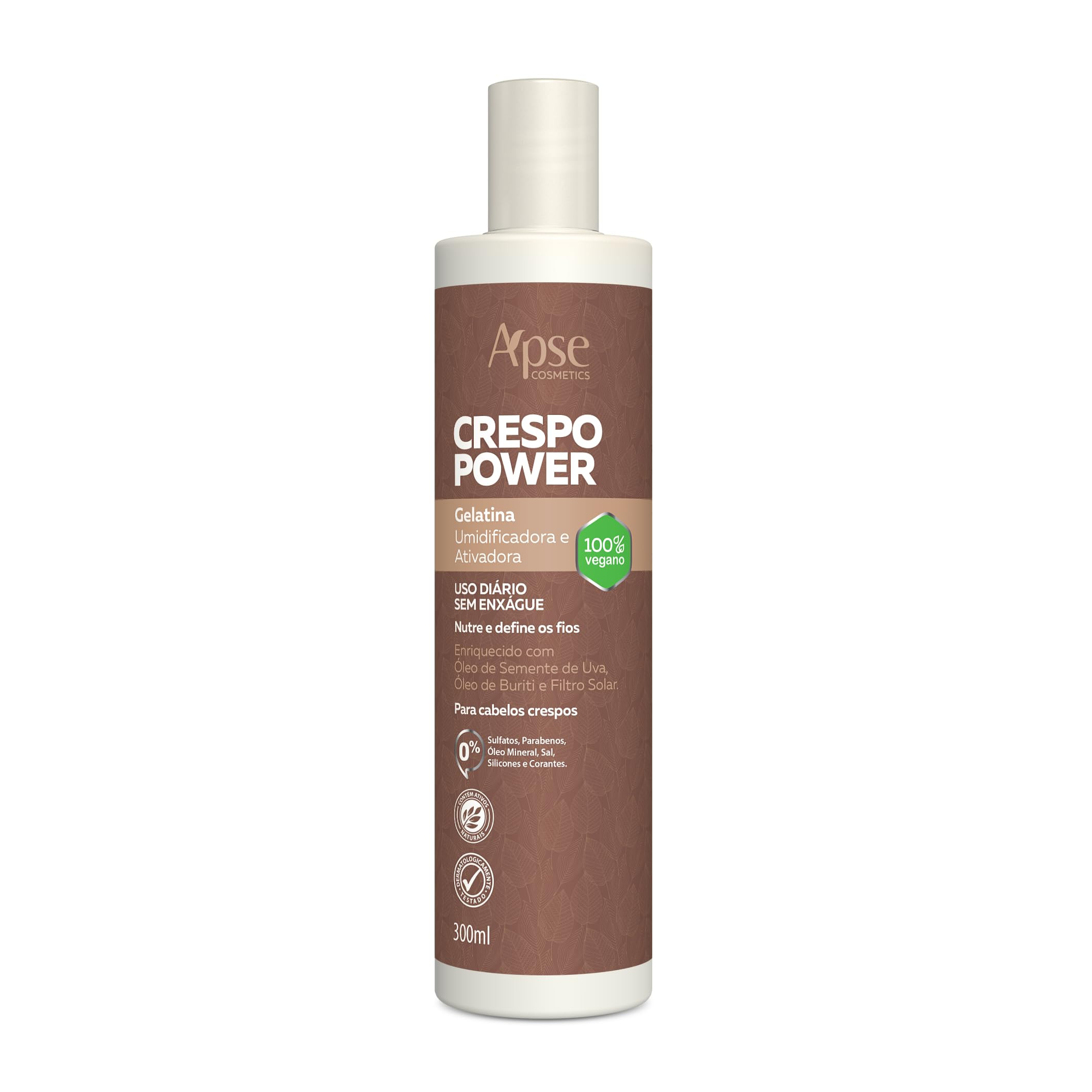 Gelatina Ativadora Umidificadora Crespo Power 300Ml, Apse Cosmetics | Amazon (BR)