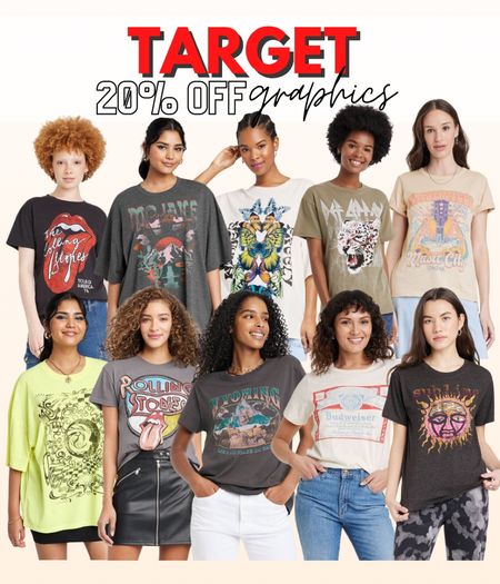 Target graphic tees 20% off 

#LTKFind #LTKSale #LTKsalealert