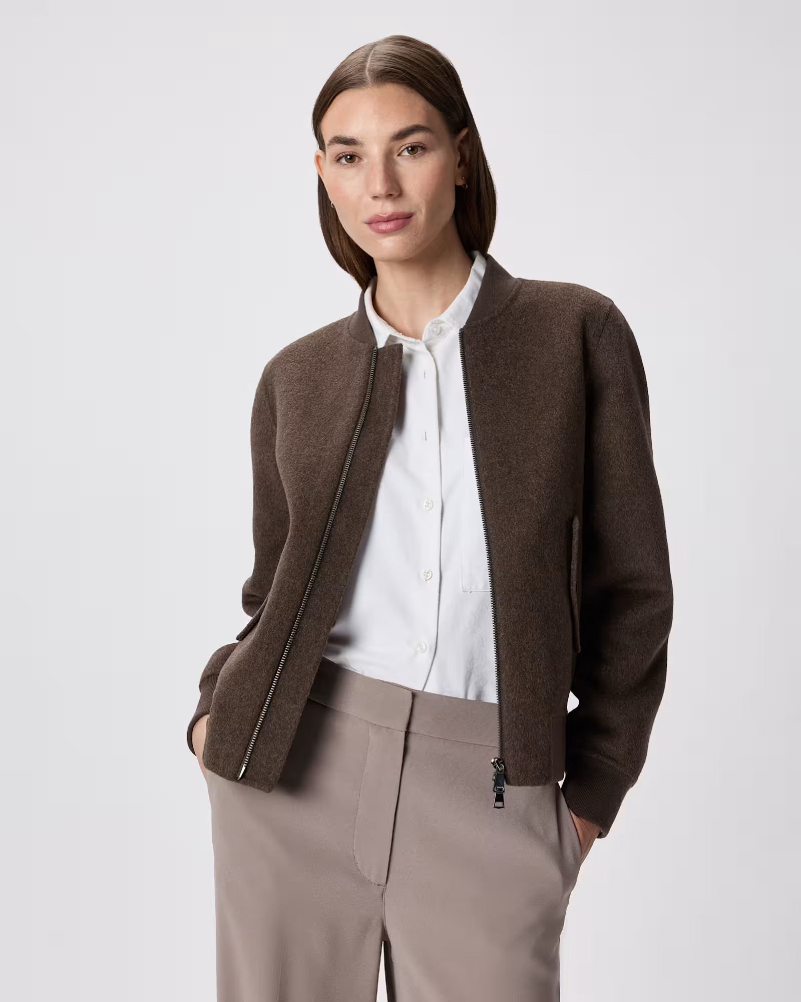 Double-Faced Merino Wool Bomber Jacket | Quince