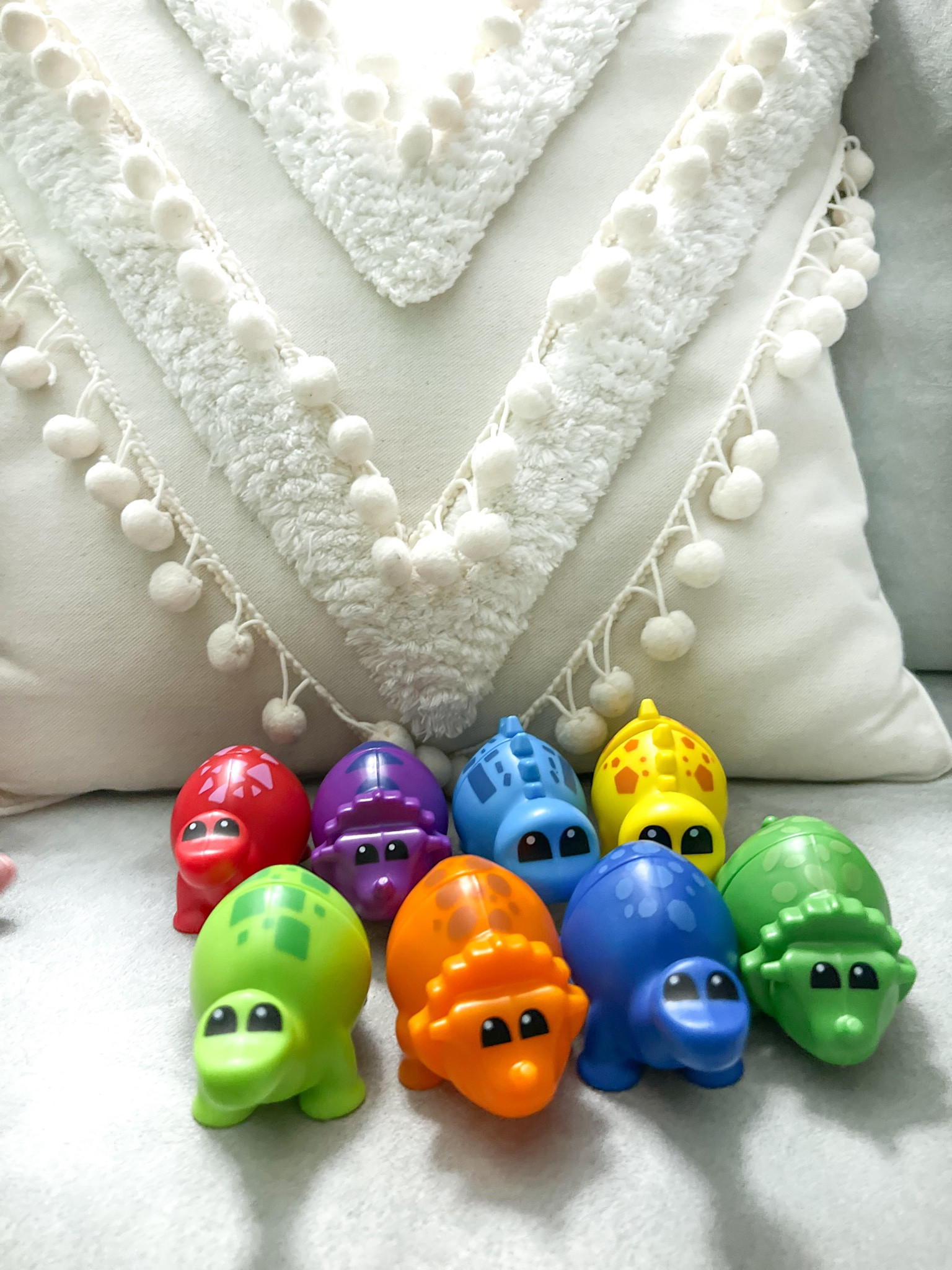 Matching dinos are great for color recognition & matching skills! 