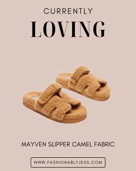 Cutest camel fabric slippers from Steve Madden! Cute with any fall outfit 

#LTKshoecrush #LTKstyletip #LTKfindsunder100