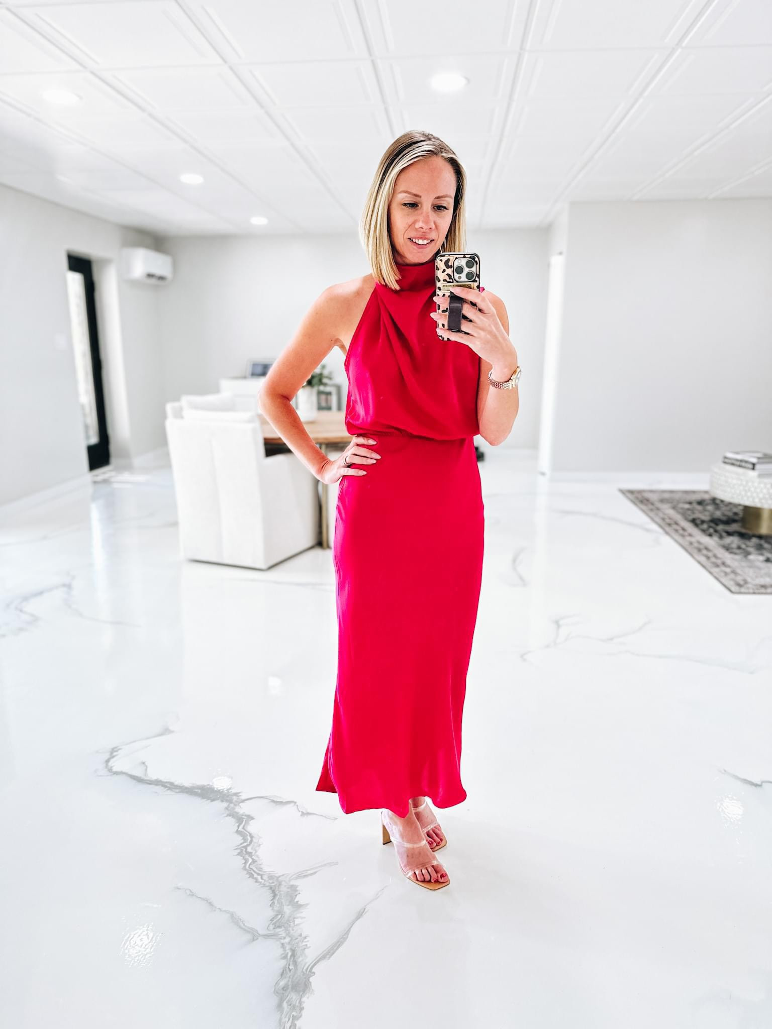 Summer / spring ootd! 
Fashionablylatemom 
The Drop Women's Avery Square Toe Two Strap High Heeled Sandal
Staples by The Drop
An ode to 90's minimalism with the square toe of our dreams. Instantly elevate any look with this 3.5" sandal.
PRETTYGARDEN Women's 2024 Summer Satin Dress Elegant Sleeveless Mock Neck Cocktail Party Maxi Dresses

#LTKshoecrush #LTKstyletip