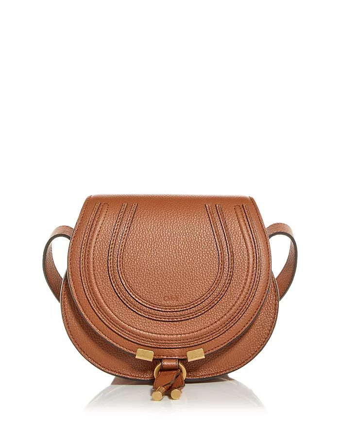 Chlo&eacute; Marcie Small Leather Saddle Bag Handbags - Bloomingdale's | Bloomingdale's (US)
