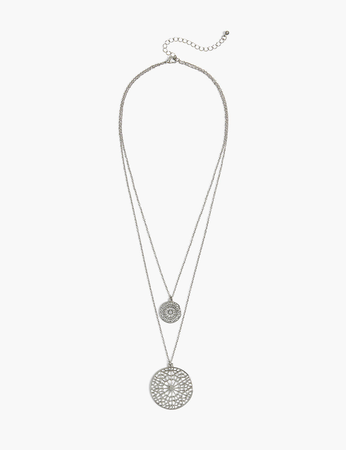 Coin Drop Multi Row Pendant Necklac | LaneBryant | Lane Bryant (US)