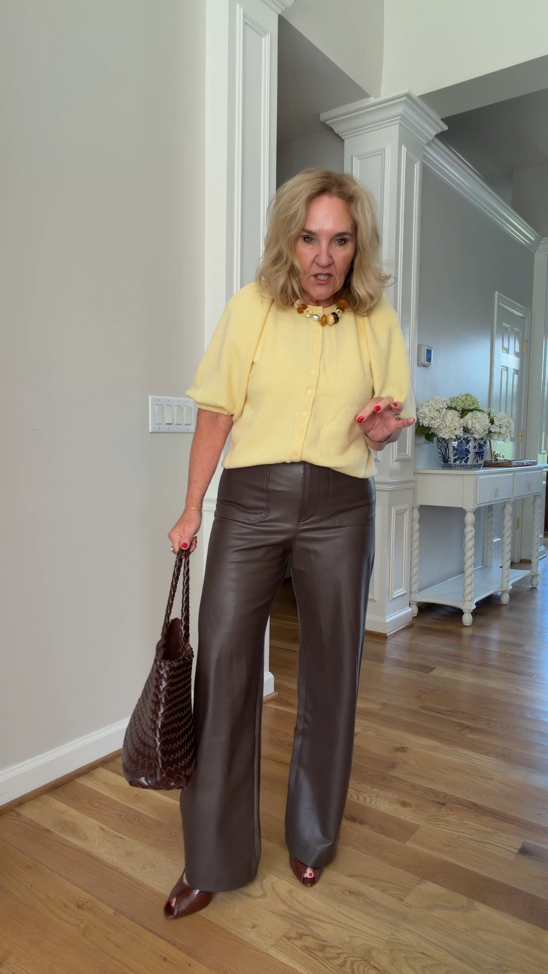 Anthro new arrivals 
Sizing notes 
Sweater medium 
Knit Colette pants size up! Needed the 30 reg 
Sneakers true to size 
Faux leather Colette 29 reg
Faux suede top med (link is a denim version also in stock) 
Tan cashmere sweater med secret pretty colors. Check out the other pretty ones. 
Somerset dress med petite 
Embossed leather slides tts these are like a go to dinner or church shoe. 
Cardigan medium 
Striped tee medium

#LTKOver40 #LTKdayinmylife #LTKSaleAlert #LTKPetite #LTKWorkwear