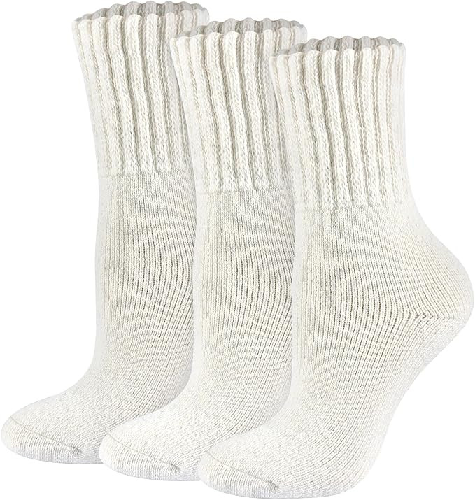 Boot Socks for Women Thermal Warm Socks for Men Winter Thick Hiking Crew Socks Women Youth 3/5 Pa... | Amazon (US)