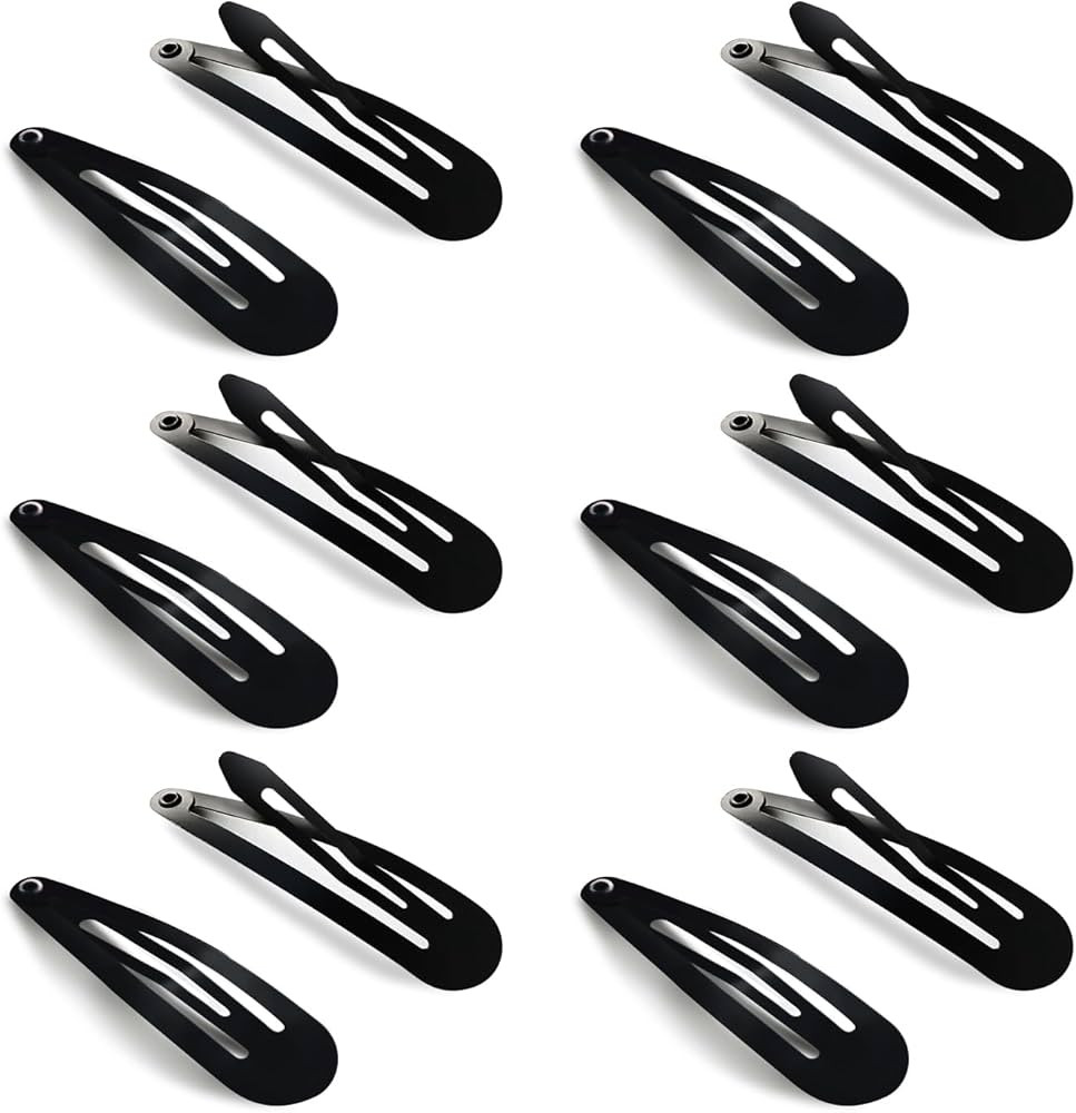 HAALII Snap Hair Clips, 40 Pack 2 Inch Barrettes Metal Hair Clips Slides, Women And Girl Metal Bb... | Amazon (US)