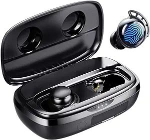 Wireless Earbuds, Tribit 100H Playtime Bluetooth 5.0 IPX8 Waterproof Touch Control True Wireless ... | Amazon (US)