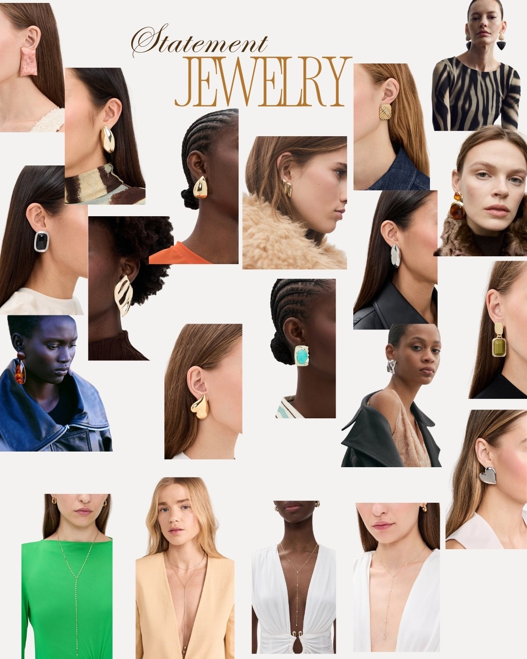 Statement jewelry 

#LTKootd #LTKSeasonal