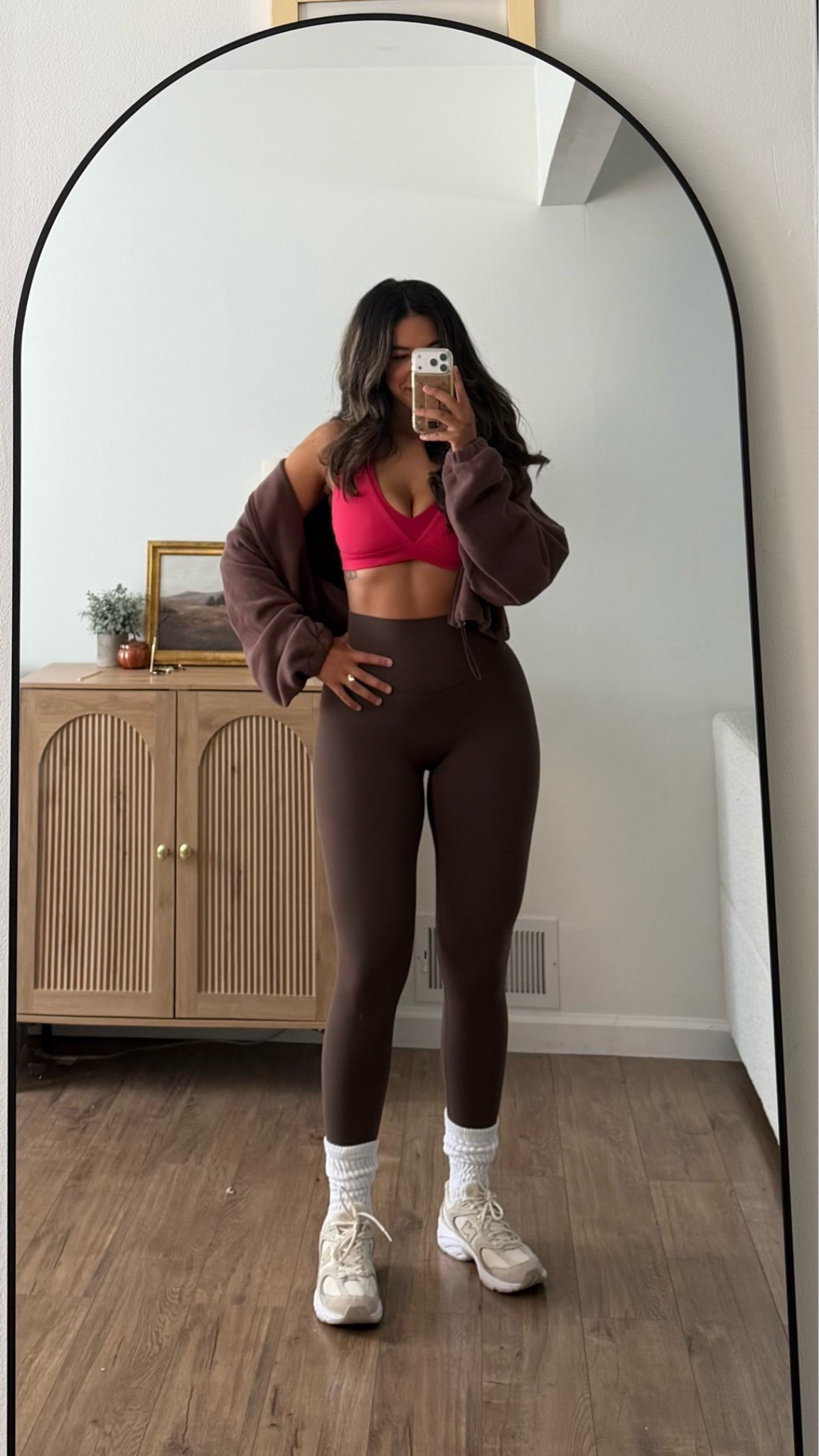 Gym ootd size medium! Fabletics, vitality leggings milk chocolate

#LTKActive #LTKmomlife #LTKMidsize
