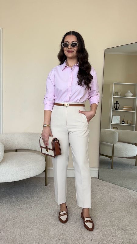 Classy & chic early Summer outfit. Trousers are from Zara, wearing size M, I’ve linked similar here. Shirt is from H&M, wearing size XS. Loafers & bag also from H&M.

#LTKsummer #LTKstyletip #LTKeurope