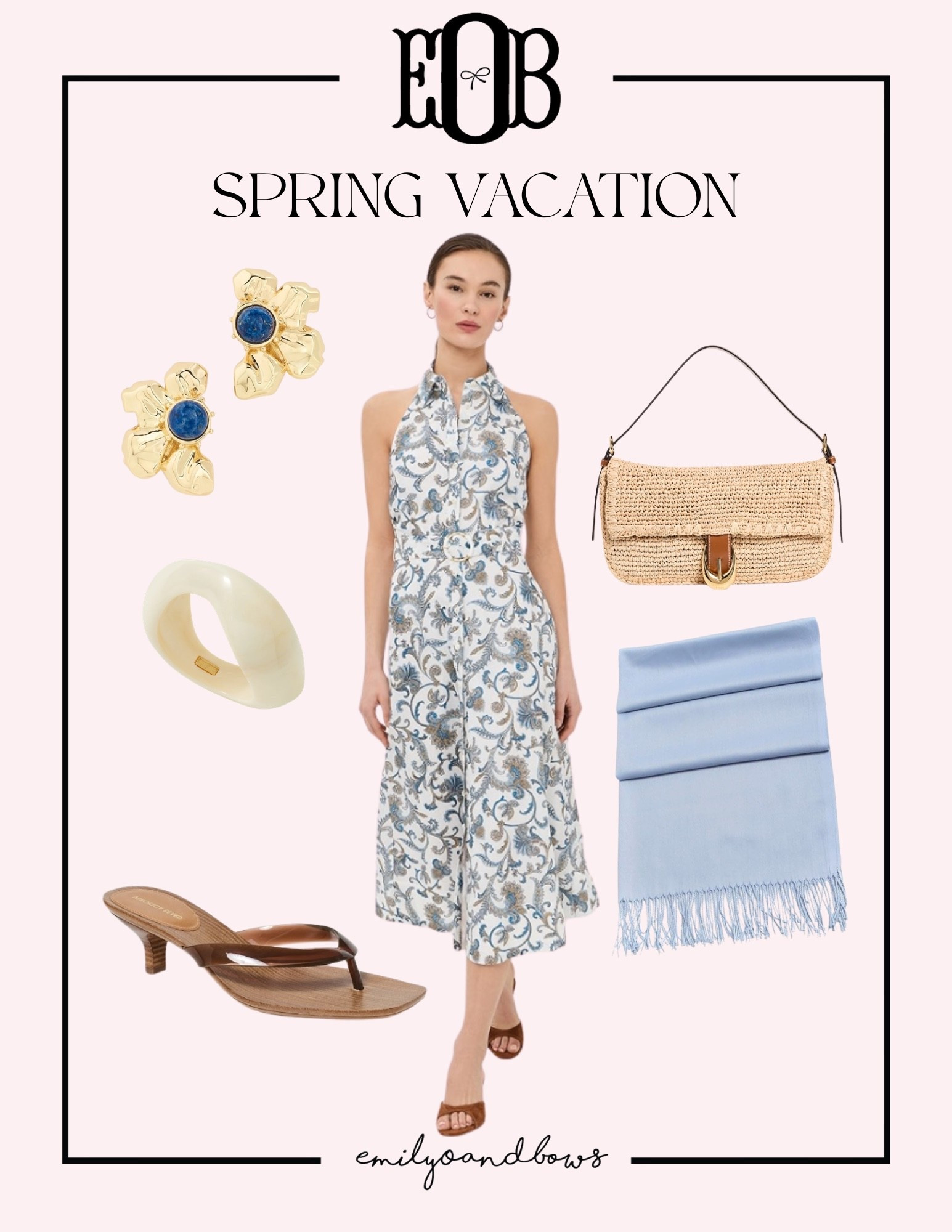 Getting ready for a spring vacation? This full look is perfect for a warmer weather setting! ☀️