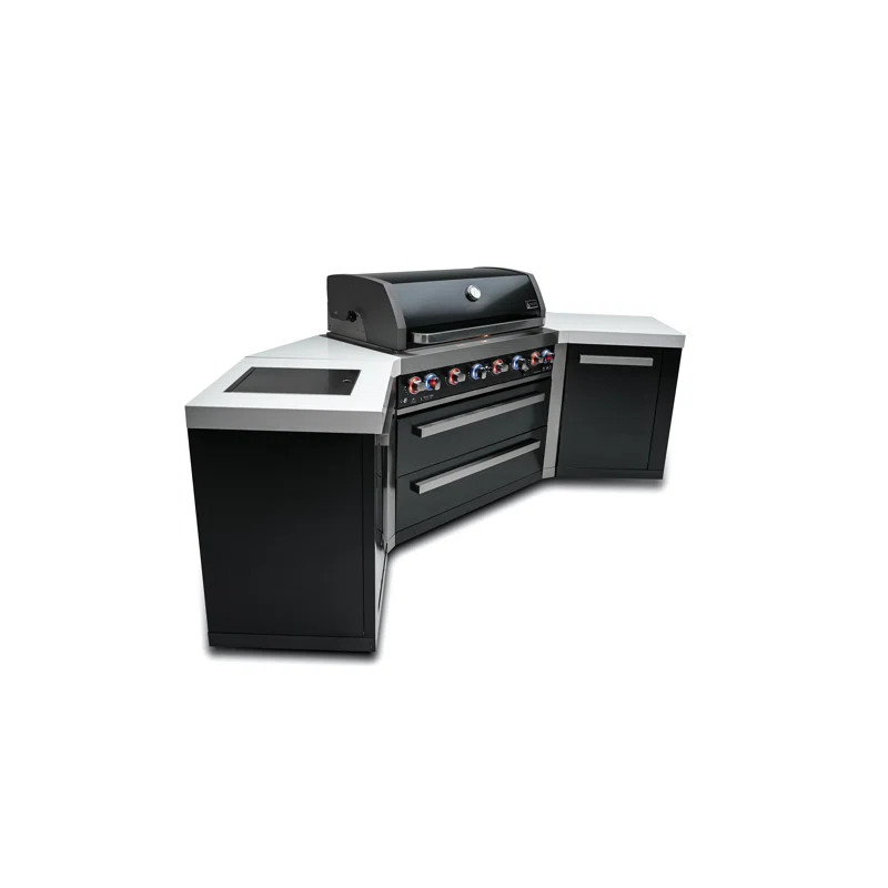 93" 8-Burner Propane BBQ Island | Wayfair North America