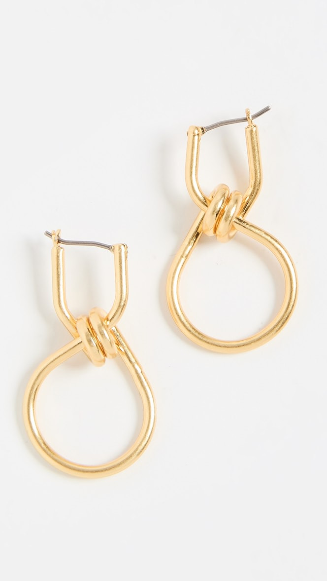 Overhand Drop Hoops | Shopbop