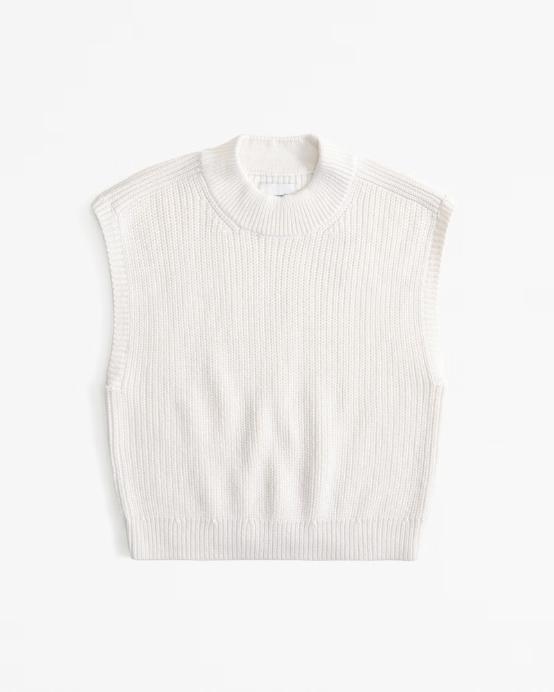 Sleeveless Crew Sweater | Abercrombie & Fitch (US)