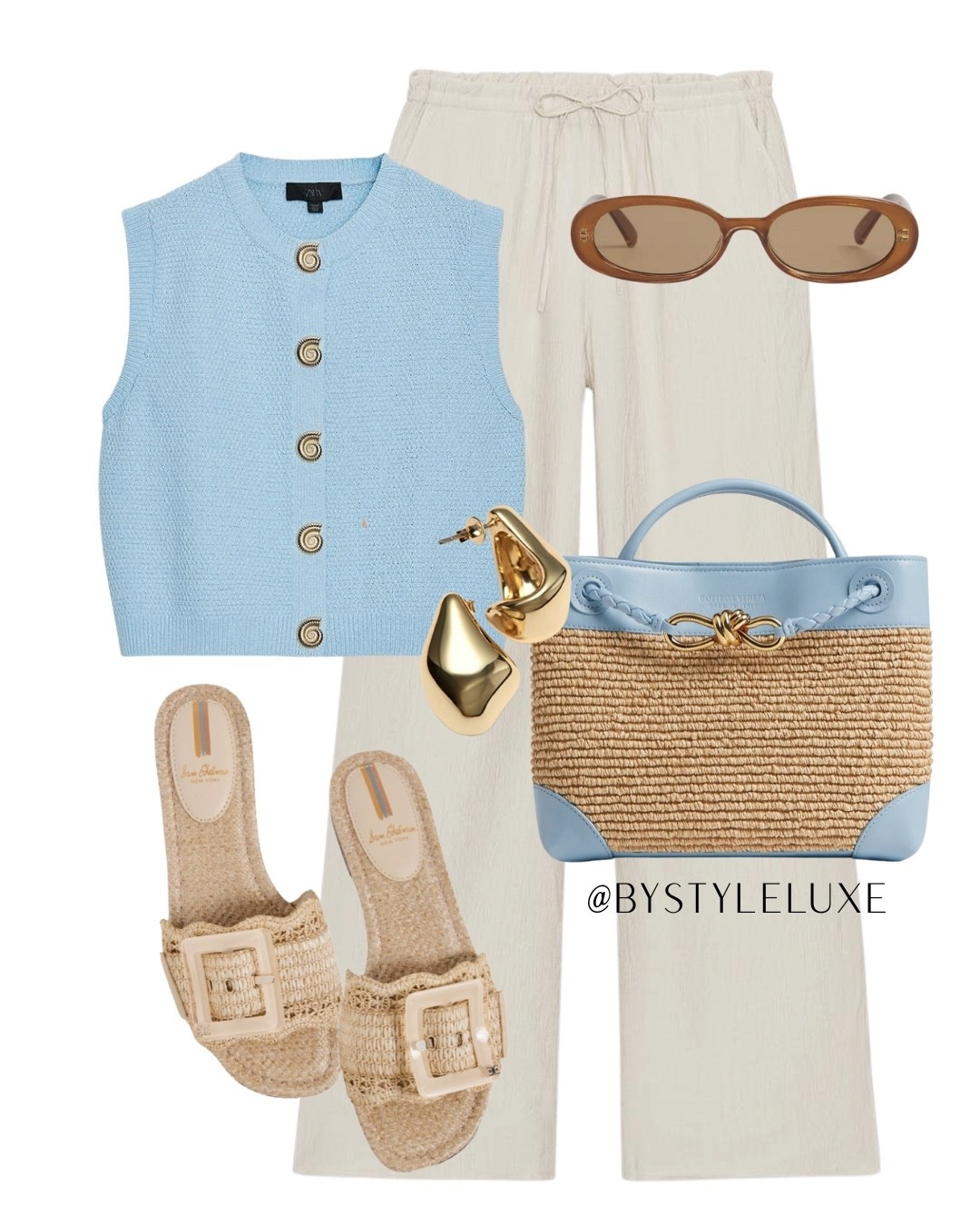 KNITTED TOP - styling this new in knitted top from Zara with these gorgeous gold buttons for a chic summer in Europe outfit 

#summeroutfit #citybreak #holidayoutfit

#LTKshoes #LTKbag #LTKsummer
