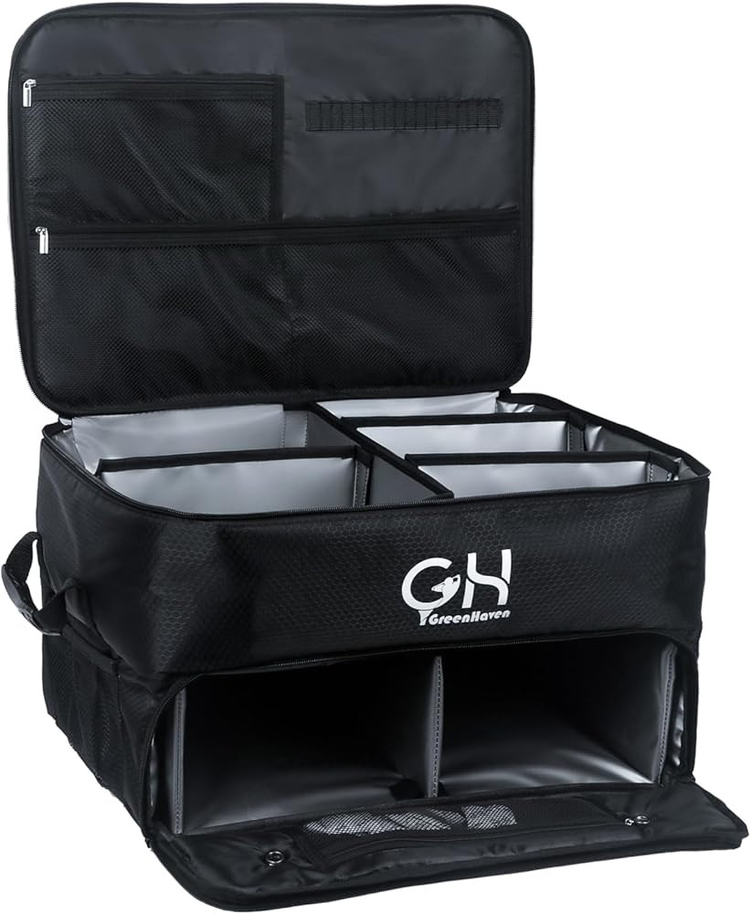 GreenHaven Golf Trunk Organizer - Waterproof Car Shoes Bag With Separate Ventilated Compartments,... | Amazon (US)