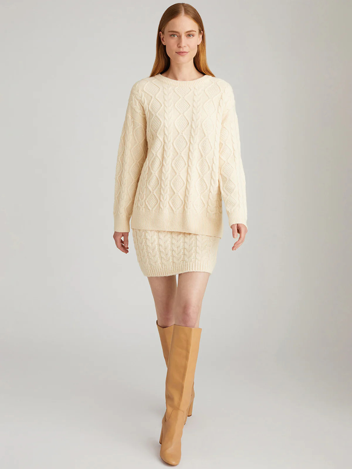 Kali: 100% Cotton Cable Mini Skirt | 525 America