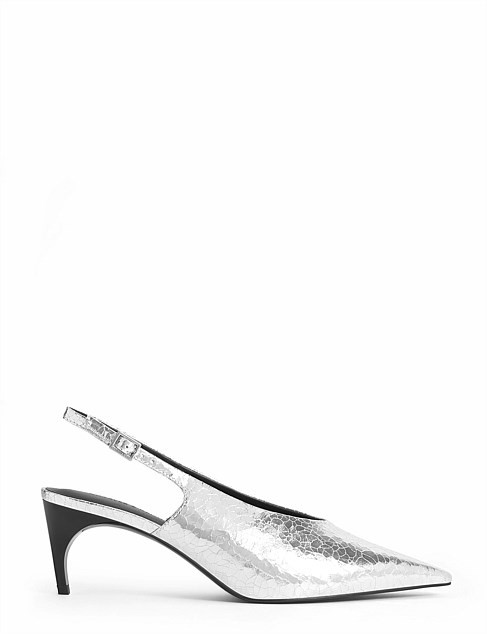 WOMEN'S Covered Open-back Heels SHOE | David Jones (Australia & New Zealand)