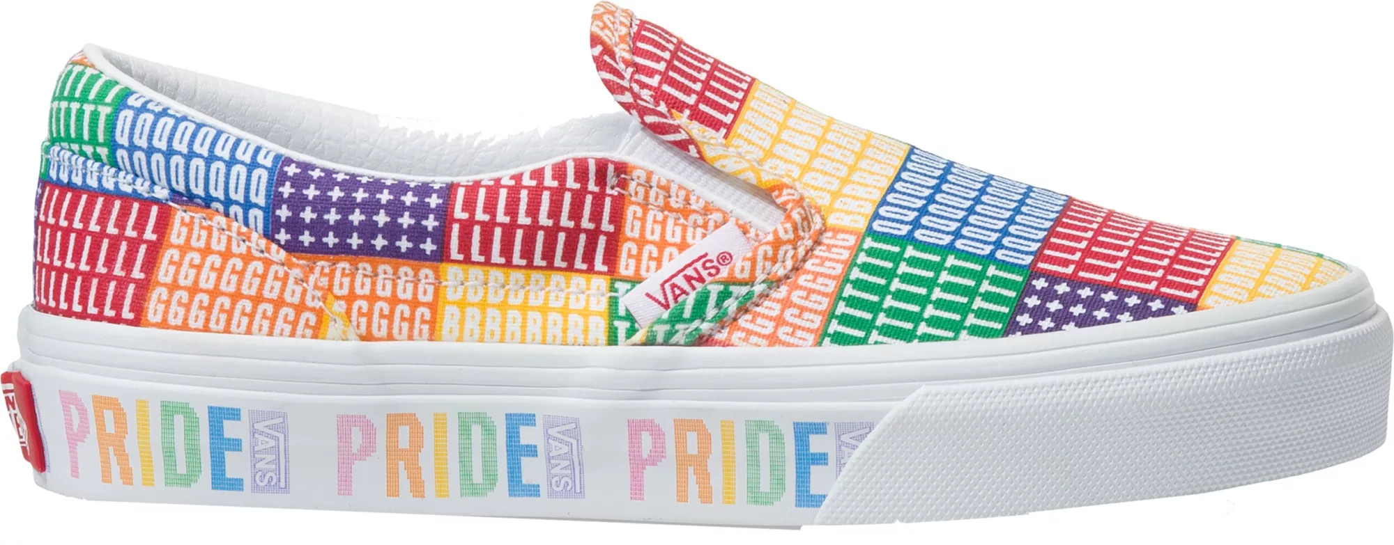 Vans Kids' Preschool Classic Slip-On Pride Shoes, Girls', Multi | Dick's Sporting Goods