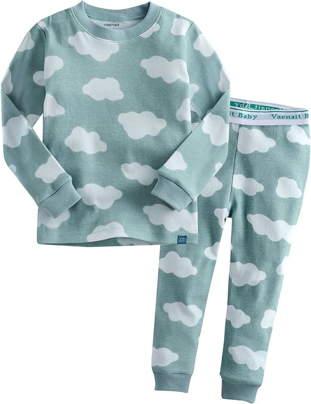 VAENAIT BABY Toddler Kids Junior Girls Boys 100% Cotton Dinosaur Mermaid Pajamas Sleepwear Pjs | Amazon (US)