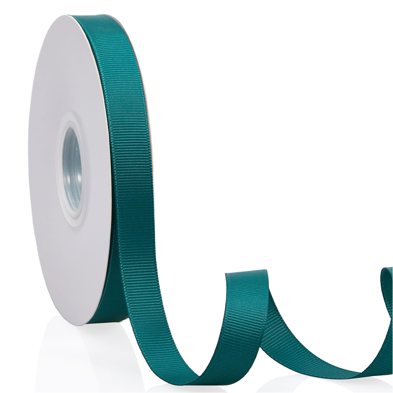 Forest Green 5/8" X 50 Yards Solid Color Double Faced Grosgrain Ribbon for Gifts Wrapping, Weddin... | Amazon (US)