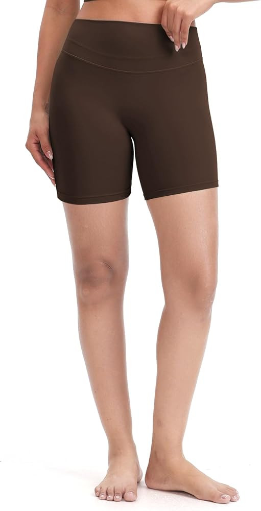 Aoxjox Women's Lumira High Waist Biker Shorts 5" | Amazon (US)