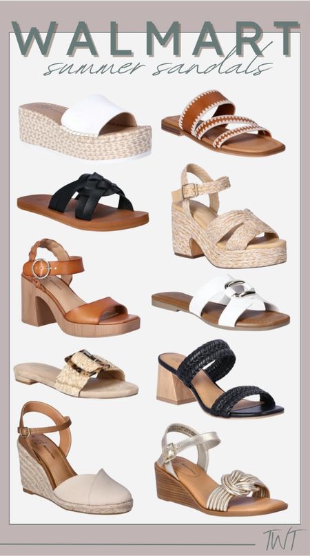 Walmart 
Summer Sandals

#LTKshoecrush #LTKfindsunder50 #LTKSeasonal
