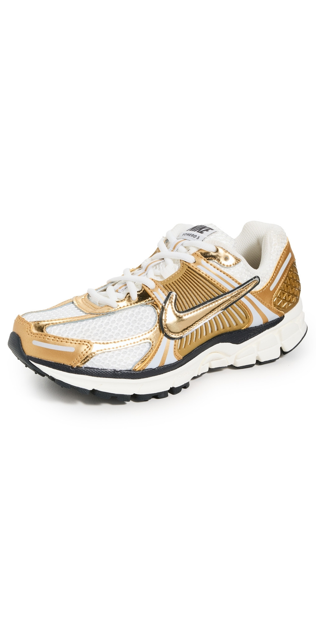 Nike Nike Zoom Vomero 5 Gold Sneakers Photon Dust/Gold/Gridiron/Sail 9 | Shopbop